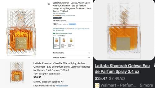 Lattafa Khamrah Vanilla EDP for $16