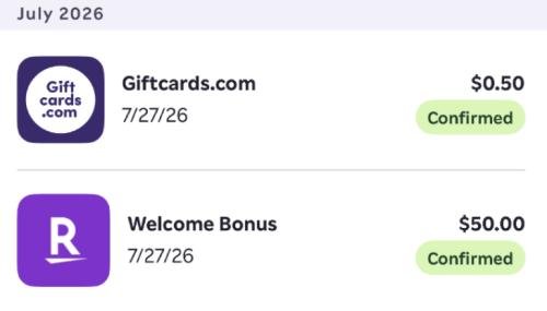 Rakuten: $50 Gift Card for Free with New User Bonus deal at Rakuten