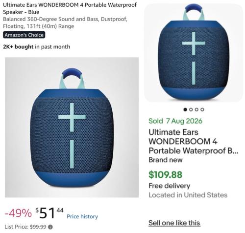 Wonderboom 4 Speaker for $51 deal at Amazon