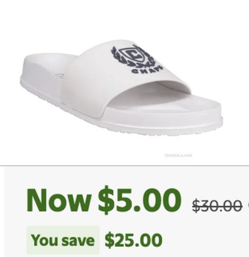 $5 Chap's Slides Clearance at Walmart deal at Walmart