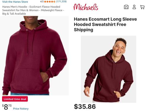 Hanes Hoodies as Low as $8 at Amazon deal at Amazon