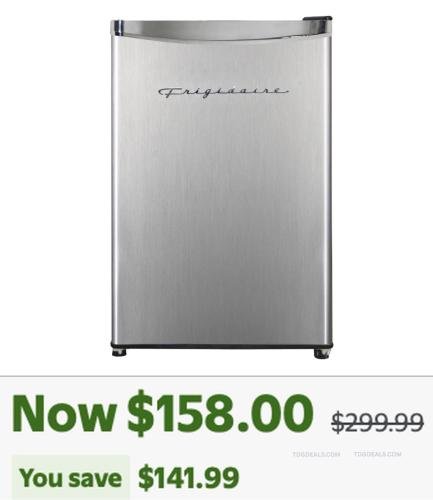 $158 Frigidaire 3.2 Cu Ft Mini Fridge at Walmart deal at Walmart
