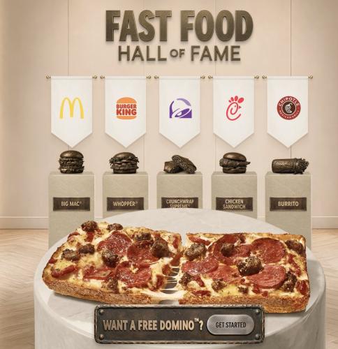 Free Pizza from Domino's - No Receipt Needed deal at Domino's