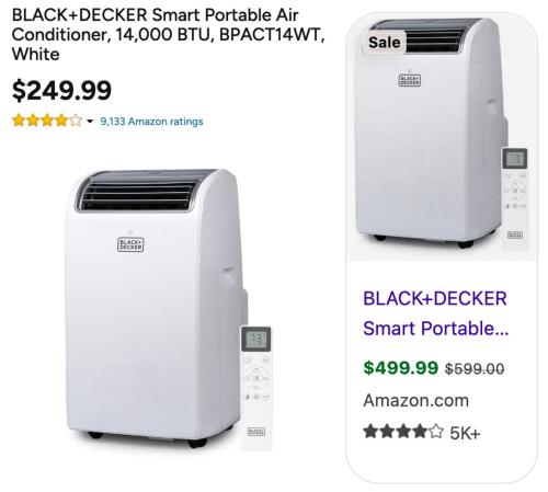 BLACK+DECKER Portable AC Drops to $250 deal at Woot