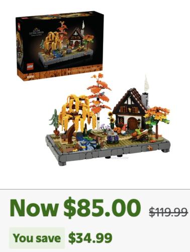 LEGO Icons Autumn Cottage Garden $85 at Walmart deal at Walmart