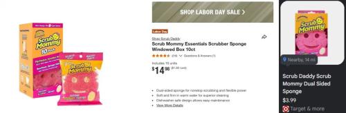 10-Pack Scrub Mommy for $15 at Home Depot deal at Home Depot