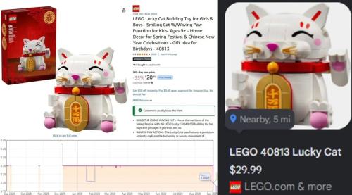 LEGO Lucky Cat Now $20 at Amazon deal at Amazon