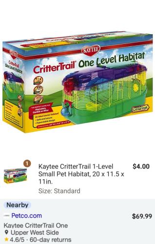 $4 Kaytee CritterTrail Pet Habitat deal at Tractor Supply