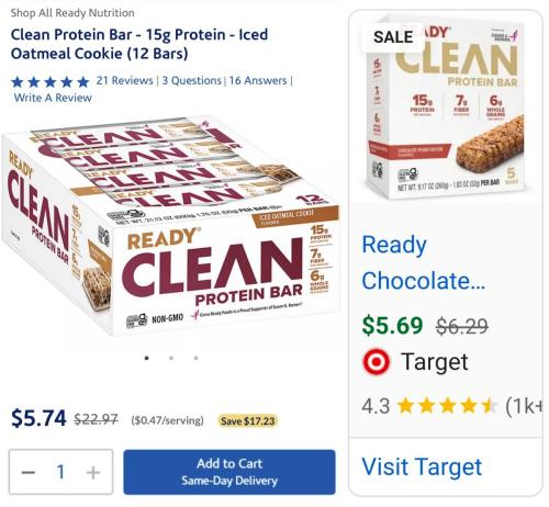 12-Pack Protein Bars for $5 (Was $22) deal at The Vitamin Shoppe