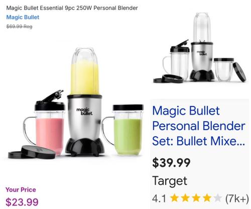 Magic Bullet Blender for $24 at Kohl's deal at Kohl's