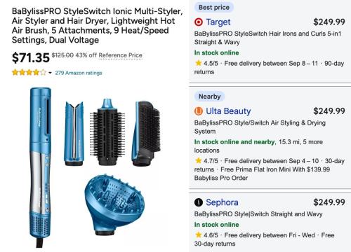 BaByliss Pro Hair Styler Drops to $71 deal at Woot