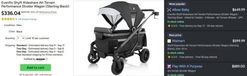Evenflo Stroller Now $336 at Woot deal at Woot