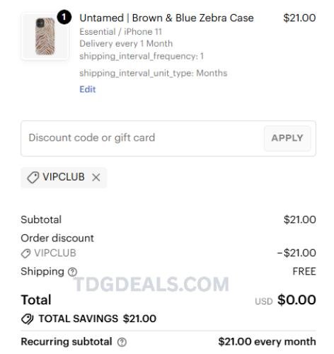 FREE Casely Phone Case with VIPCLUB