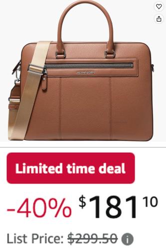 -40% OFF Michael Kors Jet Set Briefcase