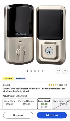 Kwikset Halo Smart Deadbolt for $83 deal at Walmart