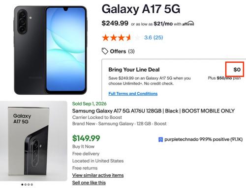 Boost Mobile $250 Phone FREE deal at Boost Mobile