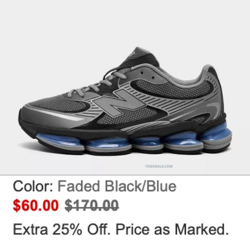 New Balance ABZORB 2000 Shoes for $60 deal at Finish Line