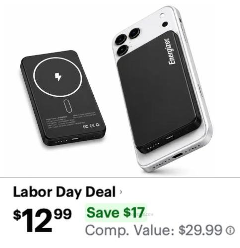 Energizer 5000mAh MagSafe Power Bank 57% Off deal at Best Buy