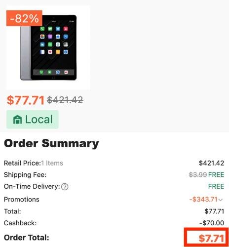 iPad for Only $7.71 on SHEIN deal at SHEIN