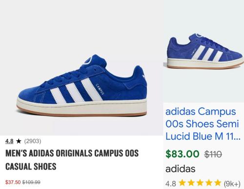 Adidas Campus Shoes Drop to $37 at Finish Line deal at Finish Line