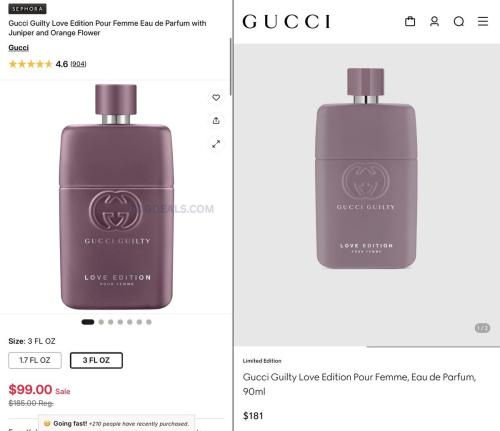 Gucci Guilty Love Edition EDP for $100