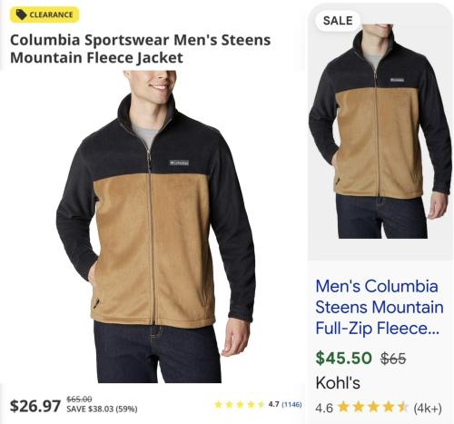 Columbia Jacket Drops from $65 to $26 deal at Academy Sports