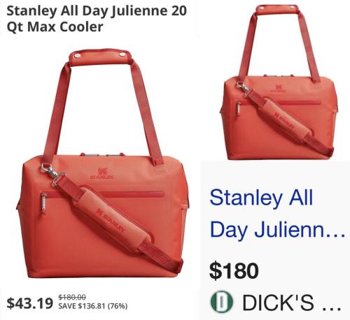 Stanley 20qt Cooler Bag Over $135 Off deal at Academy Sports