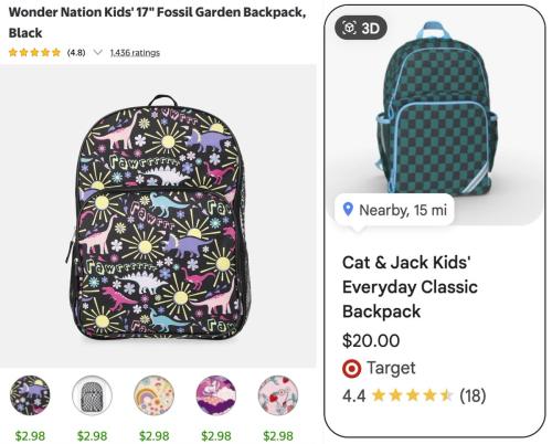 $3 Kids Backpacks at Walmart deal at Walmart