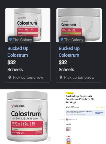 Bucked Up Colostrum Powder for $7.50
