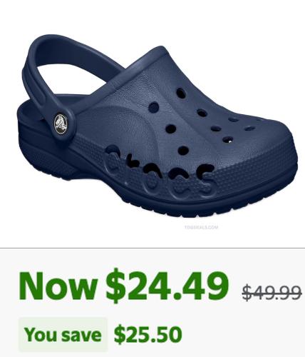 Crocs Baya Clogs 51% Off at Walmart deal at Walmart