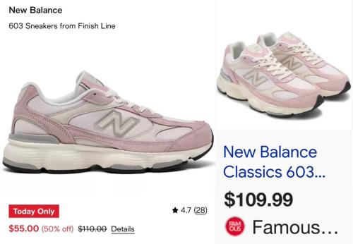 New Balance Shoes at Lowest Price $55 deal at Macy's