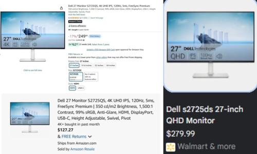 Dell 27-Inch Monitor $173 Off at Amazon deal at Amazon
