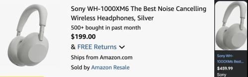 Sony WH-1000XM6 Headphones Now $199