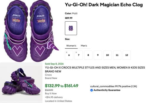Crocs at $89 vs $160 on eBay deal at Crocs