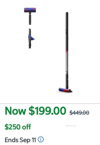 Dyson PencilVac Fluffy Cordless Vacuum $199 deal at Sam's Club