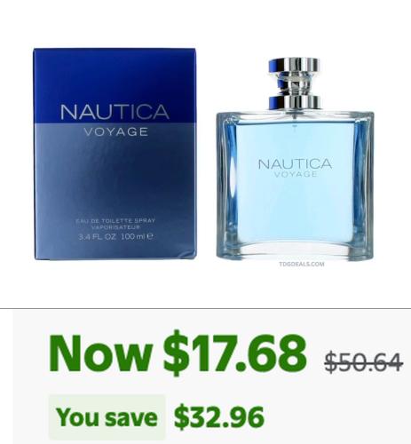 Nautica Voyage Cologne 65% Off at Walmart deal at Walmart
