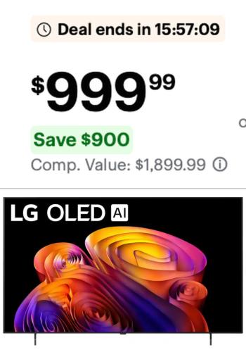 LG 65" OLED TV $900 Off at Best Buy deal at Best Buy