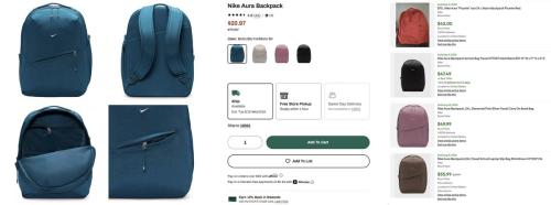 Nike Aura Backpack for $20 deal at eBay