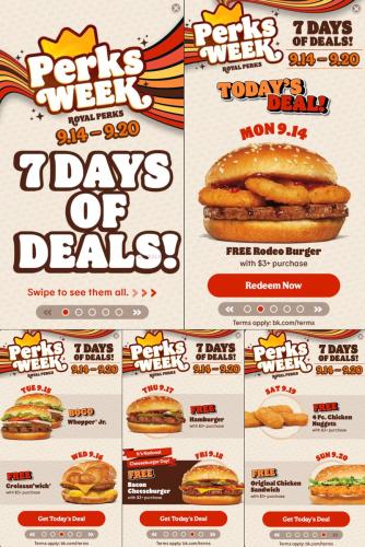 Free Rodeo Burger at Burger King deal at Burger King