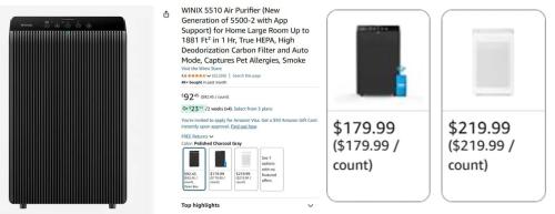 Winix Air Purifier for Just $92