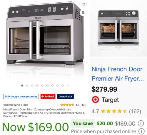 Ninja Countertop Oven for $169 (Was $280)