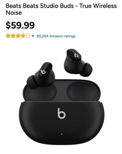 Beats Studio Buds Lowest Price Ever - $60 deal at Woot