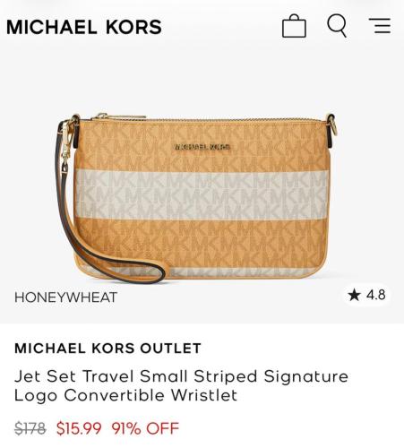 90% Off Michael Kors Wristlet - $15