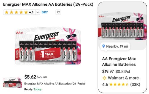 24-Pack Energizer AA Batteries for $5 deal at Lowe's