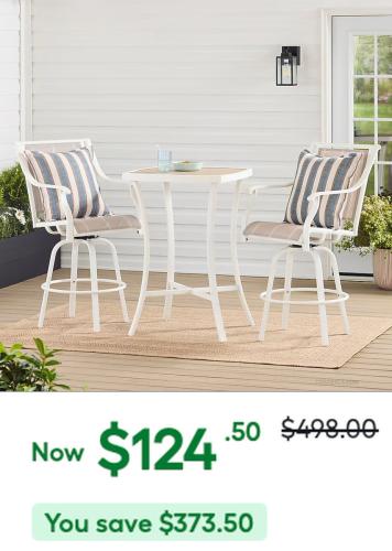 75% Off Crestview 3-Piece Patio Set at Lowe's deal at Lowe's