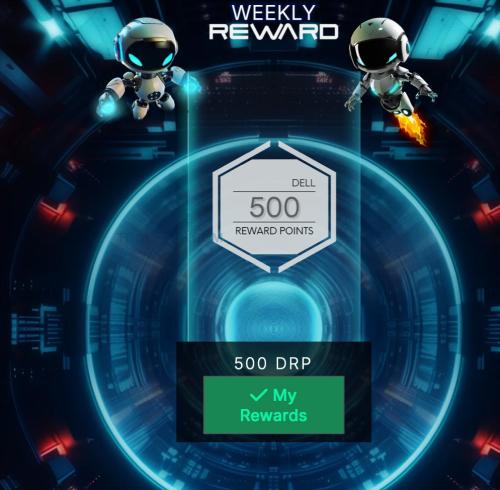 Free Dell Rewards: 500 pts = $5 deal at Dell