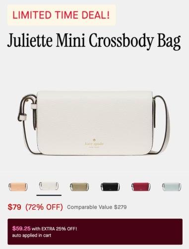 Kate Spade Crossbody Bags $220 Off