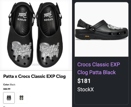 Patta x Crocs Classic Clog for $84.99 deal at Crocs