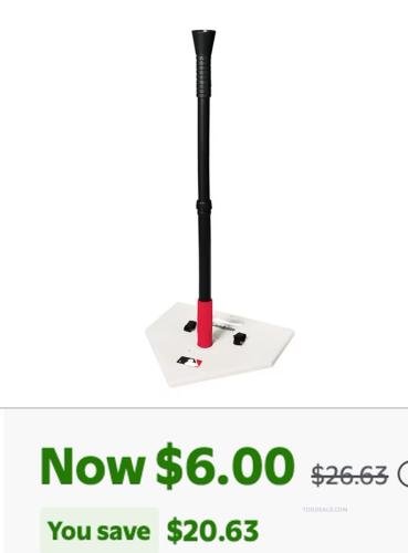 Franklin Kids Batting Tee Now $6 at Walmart deal at Walmart