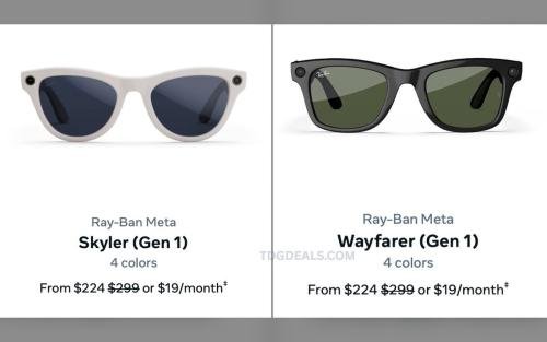 Ray-Ban Meta Smart Glasses 25% Off